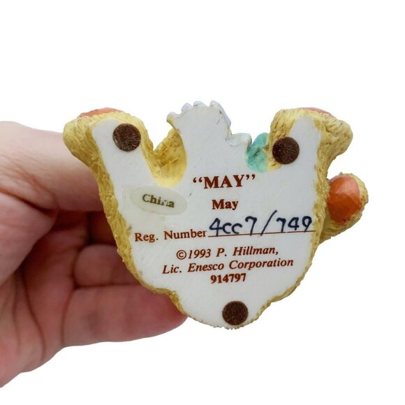 Cherished Teddies May 1993 Month Collection Enesco Collectibles Birthday - Picture 7 of 10